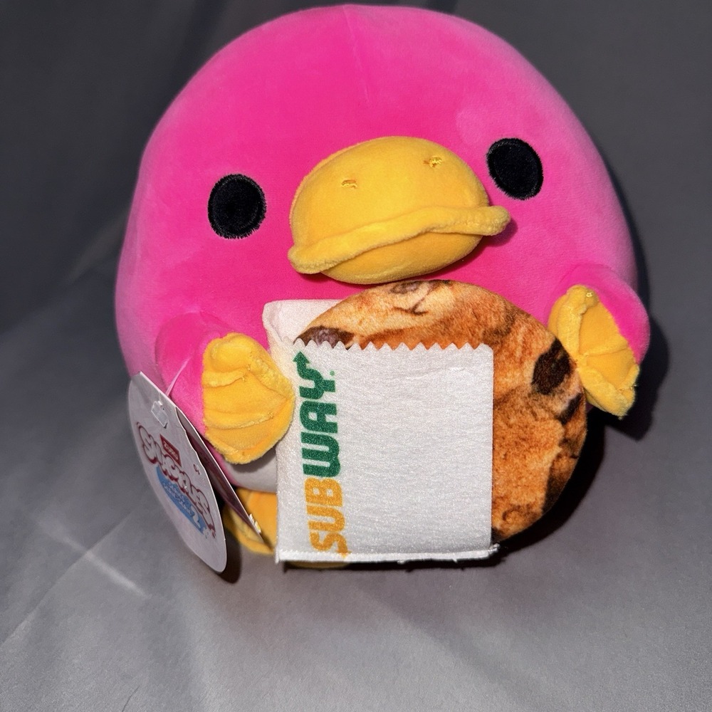 Zuru Snackles Series 2‎ Whitney Platypus Plush Pink Subway Cookie NEW NWT 8 inch